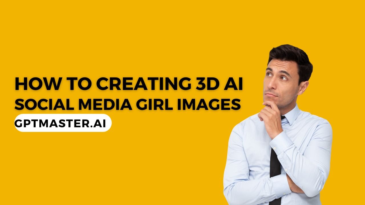 How to create 3d ai social media girl images