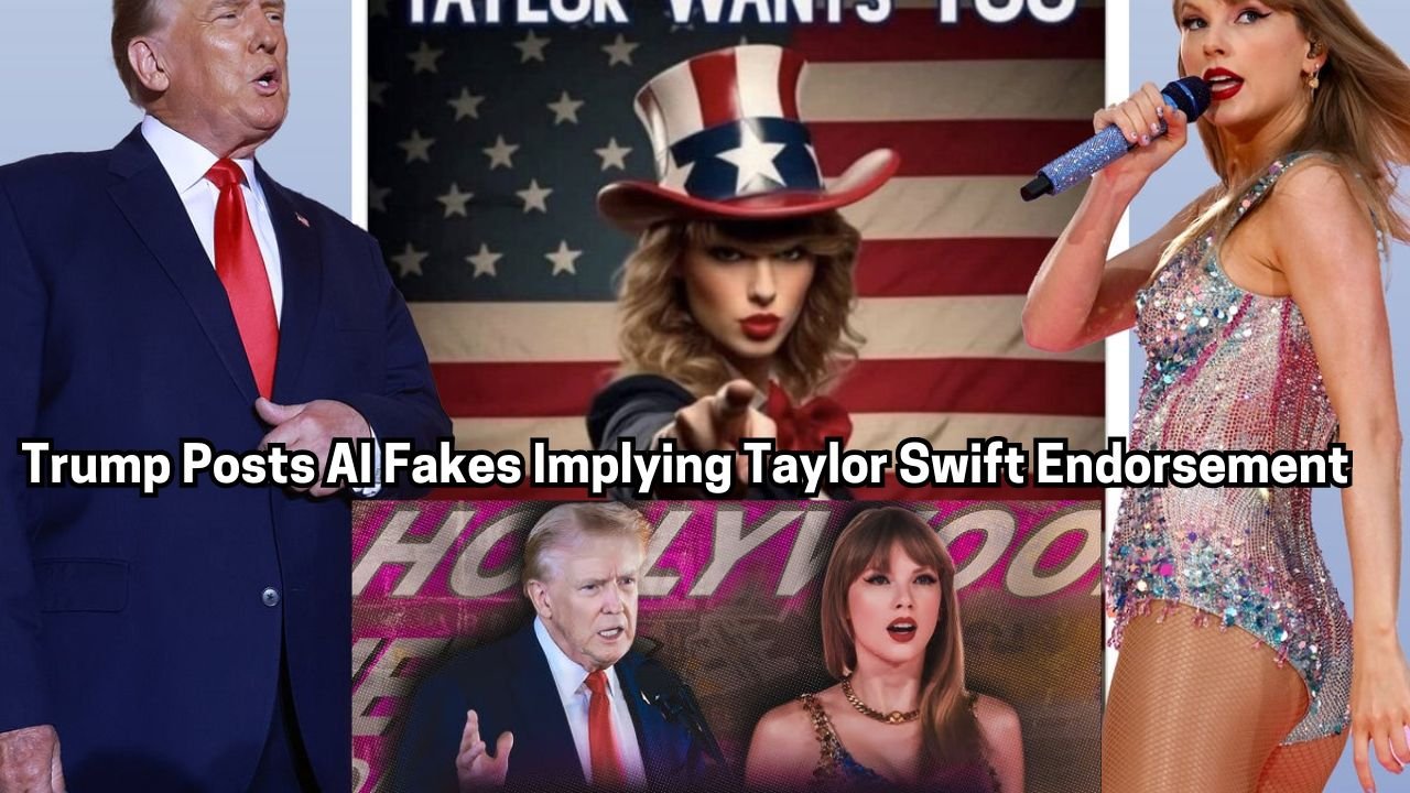 Trump Posts AI Fakes Implying Taylor Swift Endorsement